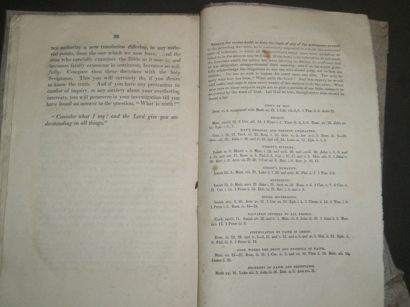 1829 J. H. FAIRCHILD SERMON - SOUTH BOSTON BOOK - EVANGELICAL CHURCH - J 4686