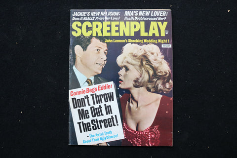 1969 AUGUST SCREENPLAY MAGAZINE - CONNIE STEVENS & EDDIE FISHER COVER - E 25740
