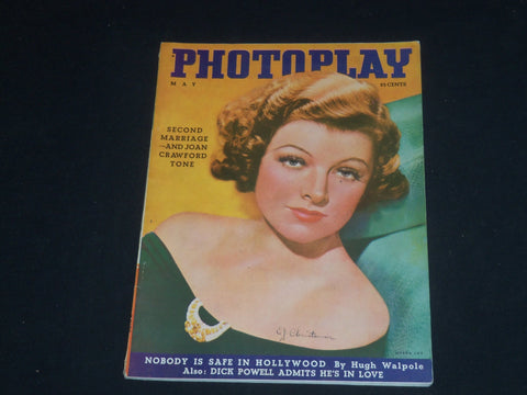 1936 MAY PHOTOPLAY MAGAZINE - MYRNA LOY COVER - SP 4489