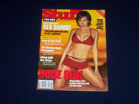 2000 NOVEMBER STUFF MAGAZINE - KRISTA ALLEN COVER - SP 5095