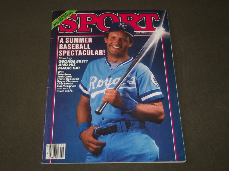 1985 JUNE SPORT MAGAZINE - GEORGE BRETT COVER - CW 330