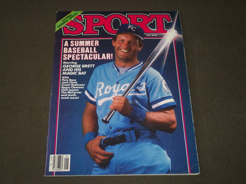 1985 JUNE SPORT MAGAZINE - GEORGE BRETT COVER - CW 330