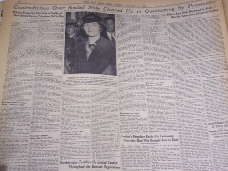1935 JANUARY 11 NEW YORK TIMES - BRECKINRIDGE BACKS CONDON - NT 1929