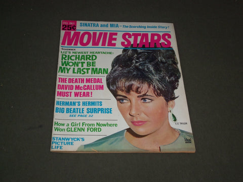 1965 NOVEMBER MOVIE STARS MAGAZINE - LIZ TAYLOR - SP 2791