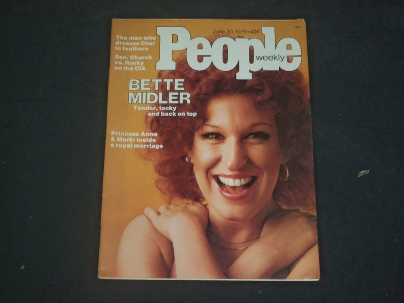 1975 JUNE 30 PEOPLE MAGAZINE - BETTE MIDLER - B 4774