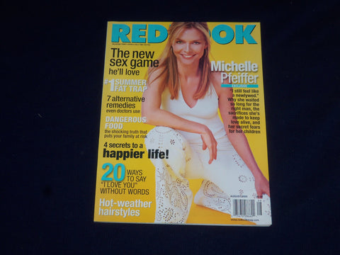 2000 AUGUST REDBOOK MAGAZINE - MICHELLE PFEIFFER COVER - SP 6030