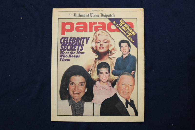 1981 NOVEMBER 29 PARADE MAGAZINE - MARILYN MONROE-FRANK SINATRA COVER - E 18815
