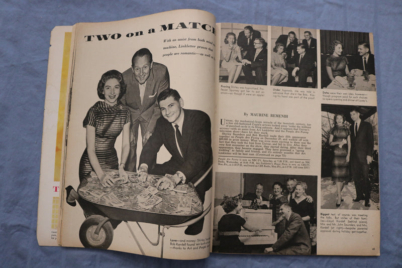 1958 APRIL TV RADIO MIRROR MAGAZINE - THE LENNON SISTERS COVER - ST 1002T