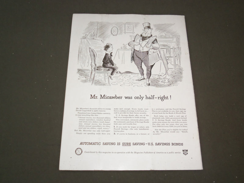 1948 MAY TRAVEL MAGAZINE - WEAVING IN THE ANDES- SP 9424