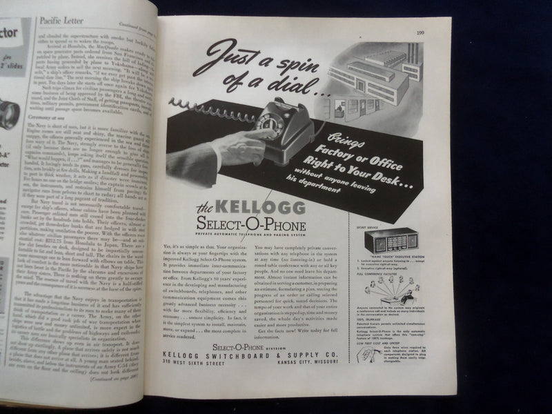 1947 MARCH FORTUNE MAGAZINE - GREAT COVER & ADS - F 928