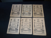 1886 HARPER'S MONTHLY MAGAZINE LOT 11 ISSUES - NICE ILLUSTRATIONS & ADS- WR 1416
