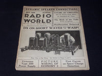 1928 OCTOBER 13 RADIO WORLD MAGAZINE NICE ELECTRONICS COVERS & ADS - E 2817