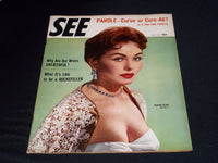 1954 JULY SEE MAGAZINE - JEANNE CRAIN FRONT COVER - E 20012