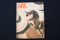 1935 JULY 28 ABC MAGAZINE - GARY COOPER COVER - E 25096