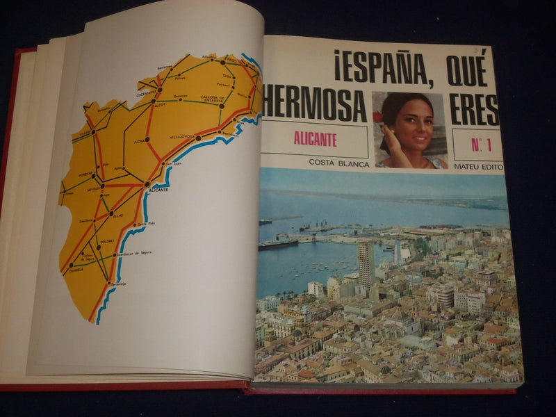 1966 ESPANA QUE HERMOSA ERES SET OF 3 VOLUMES - SPAIN - GREAT PHOTOS - KD 1402