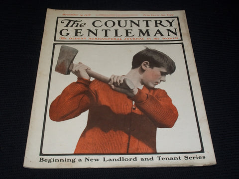 1918 DECEMBER 14 THE COUNTRY GENTLEMAN MAGAZINE ILLUSTRATED COVER ART - E 2878