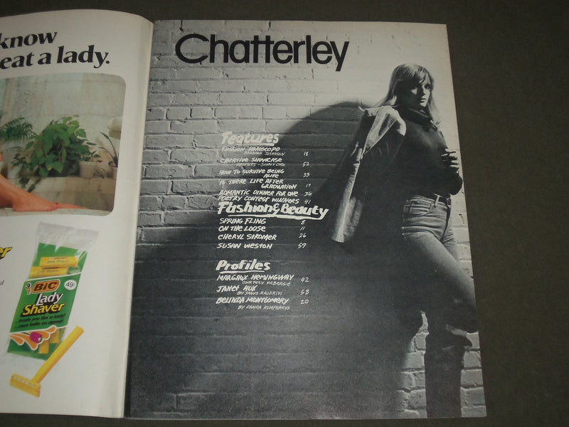 1978 CHATTERLEY MAGAZINE - SPRING FASHION ISSUE - MARGAUX HEMINGWAY - SP 6068