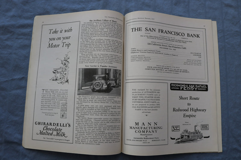 1927 JUNE 25 SAN FRANCISCO NEWS LETTER MAGAZINE- RENO EXPOSITION - SP 4785D