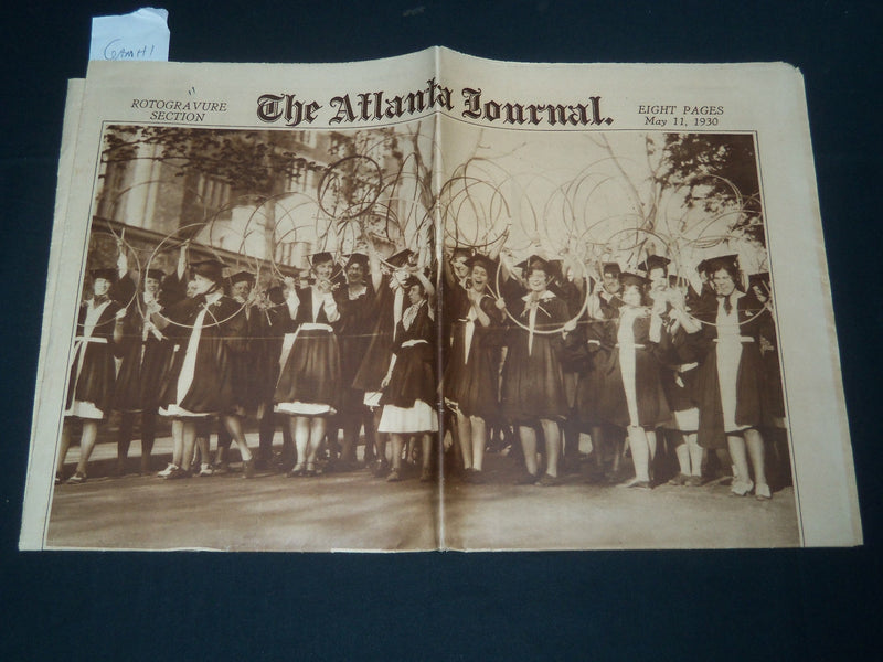 1930 MAY 11 ATLANTIC JOURNAL ROTO SECTION - BOBBY JONES - HARRY LAUDER - NP 3885