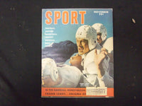 1949 NOVEMBER SPORT MAGAZINE - CHARLIE JUSTICE COVER - GREAT PHOTOS - ST 3526