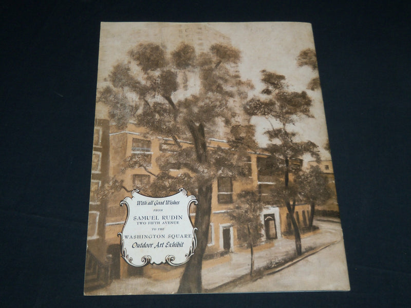 1954 SEPT-OCT 46TH WASHINGTON SQUARE OUTDOOR ART EXHIBIT PROGRAM - J 5725