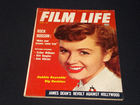 1955 OCTOBER FILM LIFE MAGAZINE - DEBBIE REYNOLDS FRONT COVER - E 14150