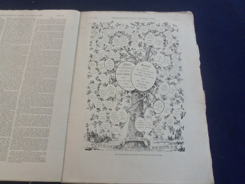 1887 MAY 11 THE ILLUSTRATED LONDON NEWS MAGAZINE - GREAT ILLUSTRATIONS - B 2801U