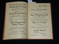 1921 NAUGATUCK DIRECTORY BOOK - CONNECTICUT - NICE ADS - KD 6352