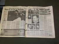 2000 OCTOBER 28 NEW YORK POST NEWSPAPER - RUDY GIULIANI - HOOKY WARS - NP 3107