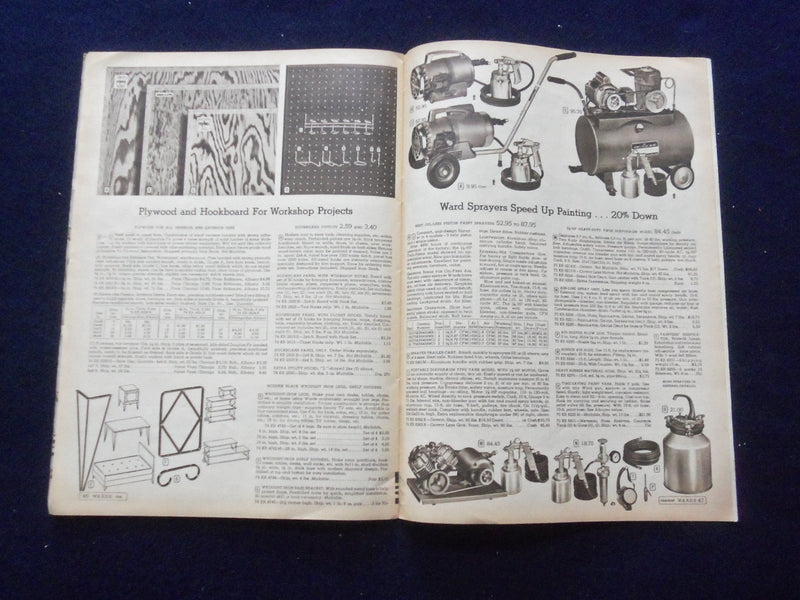 1955-1956 MONTGOMERY WARD POWR-KRAFT POWR-KRAFT POWER TOOL CATALOG - J 8487