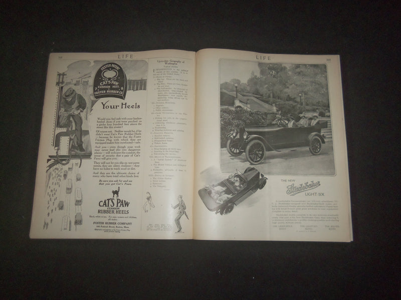 1919 MAY 1 LIFE MAGAZINE - BACK TO LIFE - L 769A