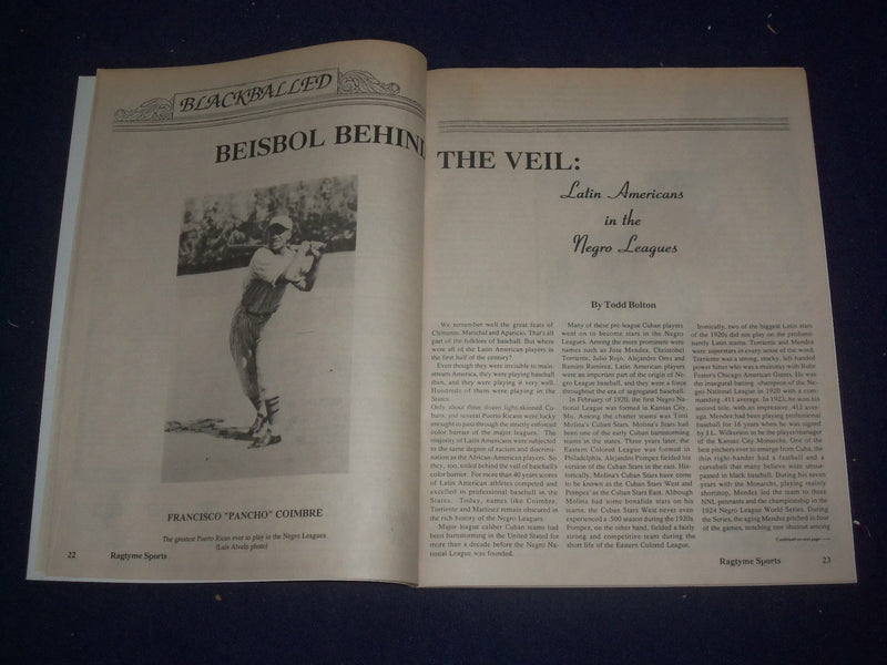 1998 JANUARY RAGTYME SPORTS MAGAZINE - ISSUE NO. 1 - STAN MUSIAL - ST 6817
