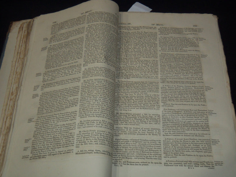 1824-1825 JOURNALS OF THE HOUSE OF LORDS VOLUME NO. 79 - #190