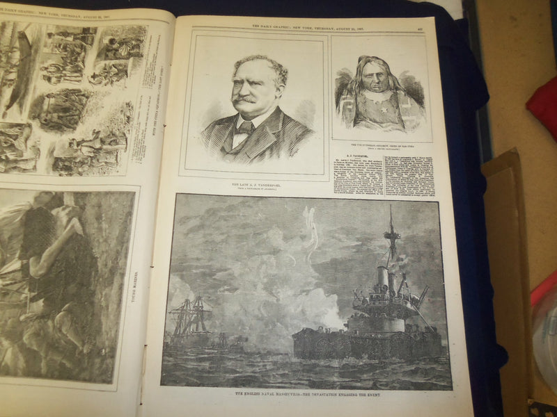 1887 AUGUST 25 THE DAILY GRAPHIC NEWSPAPER- THE CASE OF H.S. IVES & CO.- NT 7665