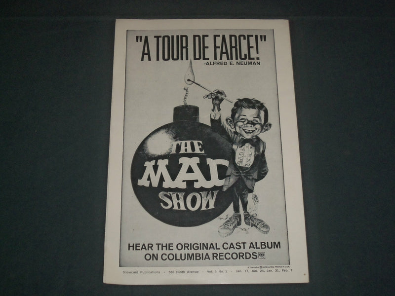 1967 EH? CIRCLE IN THE SQUARE SHOWCARD PROGRAM - DUSTIN HOFFMAN - J 3955
