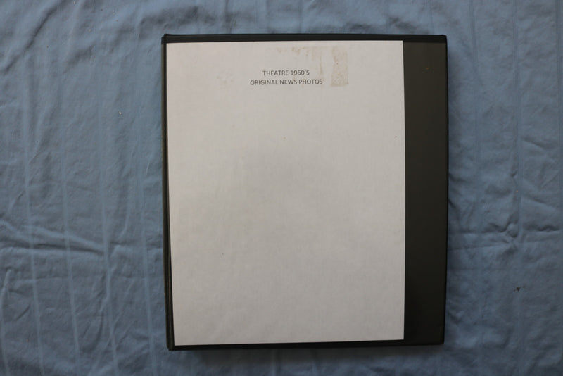 1960'S THEATRE ORIGINAL NEWS PHOTOS ALBUM - 39 PHOTOS - #109