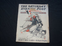 1914 OCT 31 THE SATURDAY EVENING POST MAGAZINE - ILLUSTRATED COVER - SP 655