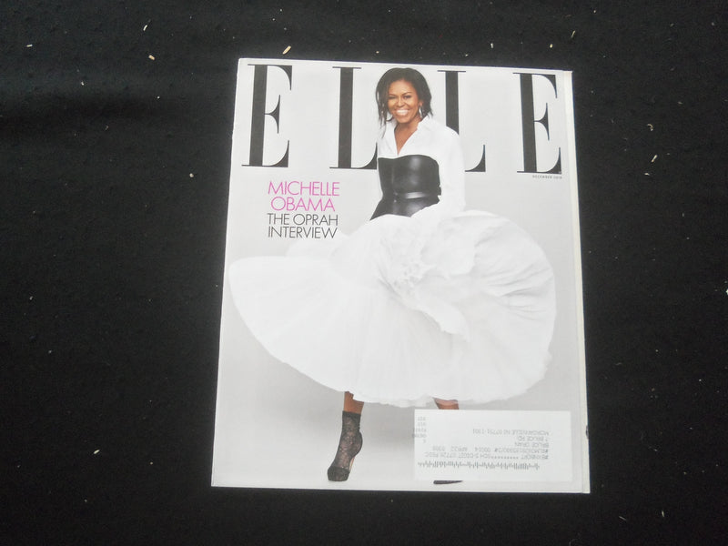 2018 DECEMBER ELLE MAGAZINE - MICHELLE OBAMA COVER - SP 8619E
