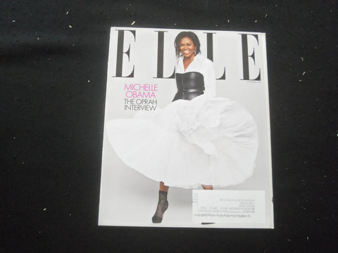 2018 DECEMBER ELLE MAGAZINE - MICHELLE OBAMA COVER - SP 8619E