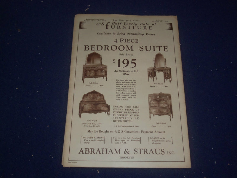 1929 JANUARY 27 NEW YORK TIMES BKLYN-QUEENS-LONG ISLAND PICTURE SECTION- NP 5003