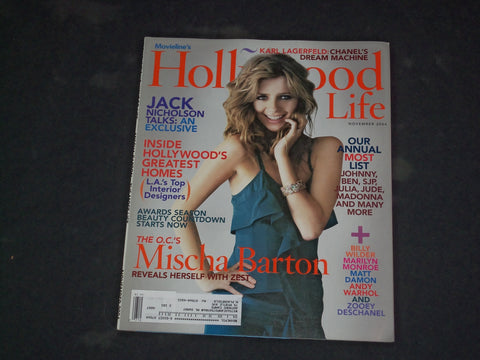 2004 NOVEMBER HOLLYWOOD LIFE MAGAZINE - MISCHA BARTON COVER - CW 775