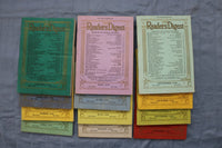 1936 READER'S DIGEST MAGAZINE - COMPLETE YEAR - LOT OF 12 - O 3871