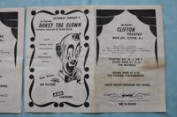 1964 NEW CLIFTON THEATRE PROGRAM-A HARD DAY'S NIGHT-LOT OF 2 -CLIFTON,NJ- K 2535