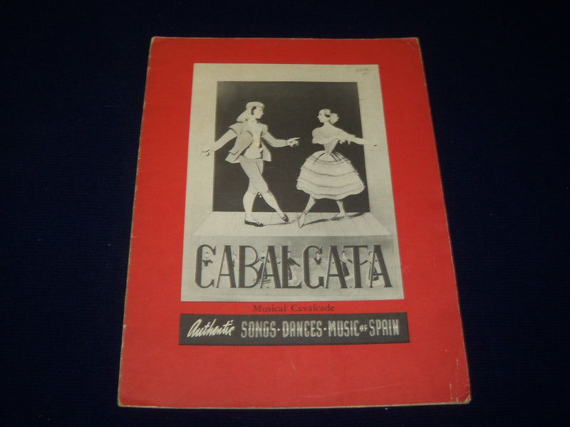 1949 CABALCATA PROGRAM - MUSICAL CAVALCADE - DAVID CORDOBA - J 5028