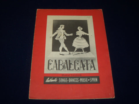 1949 CABALCATA PROGRAM - MUSICAL CAVALCADE - DAVID CORDOBA - J 5028