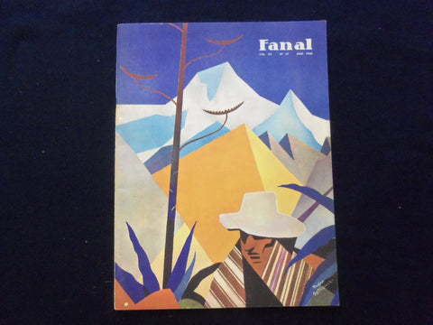 1960 FANAL MAGAZINE - SPANISH TEXT - VOLUME XV, NUMBER 57 - NICE COVER - K 146