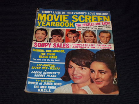 1965 #14 MOVIE SCREEN YEARBOOK MAGAZINE FRONT COVER - E 13725