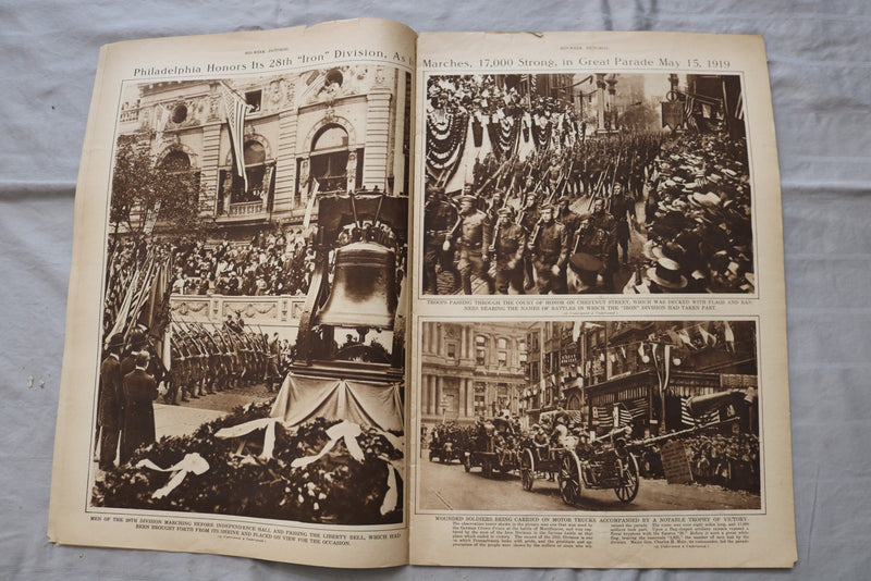 1919 MAY 29 MID-WEEK PICTORIAL MAGAZINE SECTION-CONQUEST OF THE ATLANTIC-NP 9258