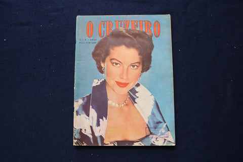 1952 O CRUZEIRO MAGAZINE - AVA GARDBER - PORTUGESE COVER - E 23627