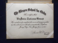 1937-1942 VIRGINIA TRATIANA BENAS DIPLOMAS - LOT OF 2 - K 213